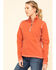 Wrangler Women's FR Orange Fleece Pullover , Orange, hi-res