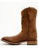 Image #3 - Double H Men's 11" Stockman Ice Roper Western Boots - Broad Square Toe, Chocolate, hi-res