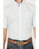 Image #3 - Cinch Men's Geo Print Short Sleeve Button-Down Western Shirt - Big, Light Blue, hi-res