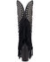 Image #7 - Dingo Women's Shoe Pony Fringe Rhinestone Tall Western Boots - Round Toe, Black, hi-res