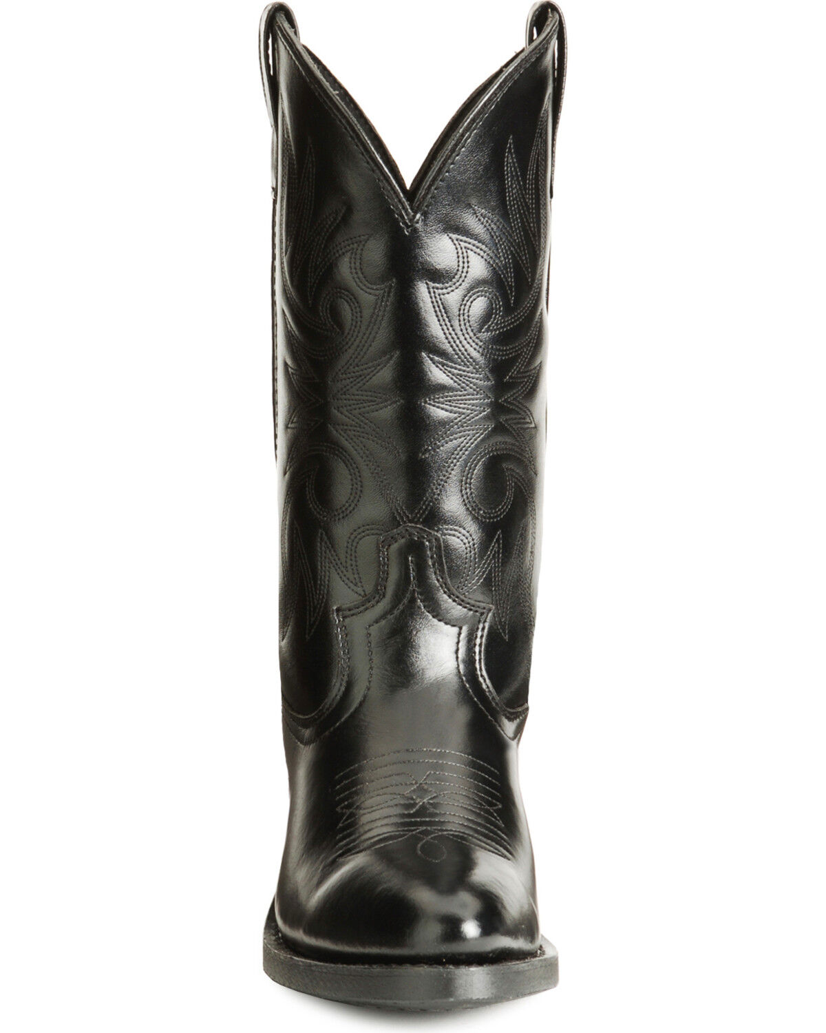 Image #4 - Laredo Men's Western  Boots - Round Toe, Black, hi-res