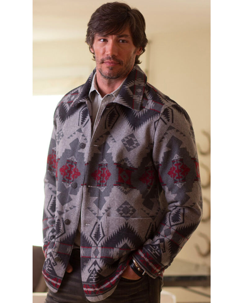 Ryan Michael Men's Red Mountain Wool Jacket, Grey, hi-res