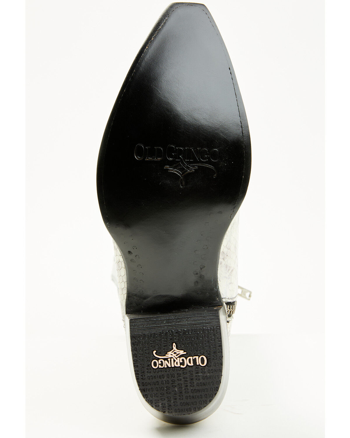 Image #7 - Old Gringo Women's Lucky Star Exotic Python Tall Western Boots - Snip Toe, White, hi-res