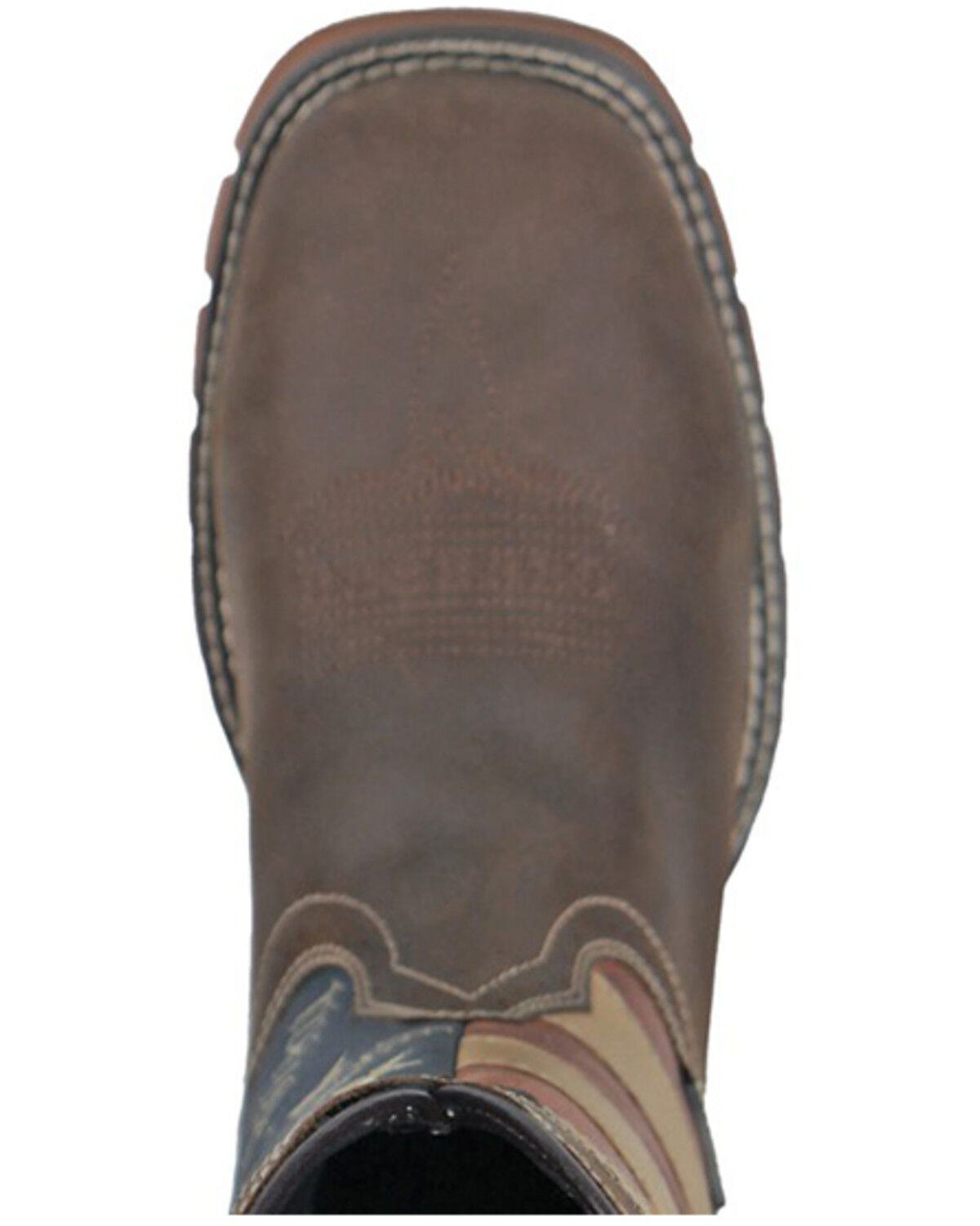 Image #6 - Hoss Men's We The People Waterproof Work Boots - Composite Toe, Brown, hi-res