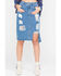 Image #6 - Sage the Label Women's Denim Penelope Skirt , Indigo, hi-res