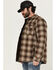 Image #2 - Brothers and Sons Men's Schefter Plaid Print Shirt Jacket, Medium Grey, hi-res