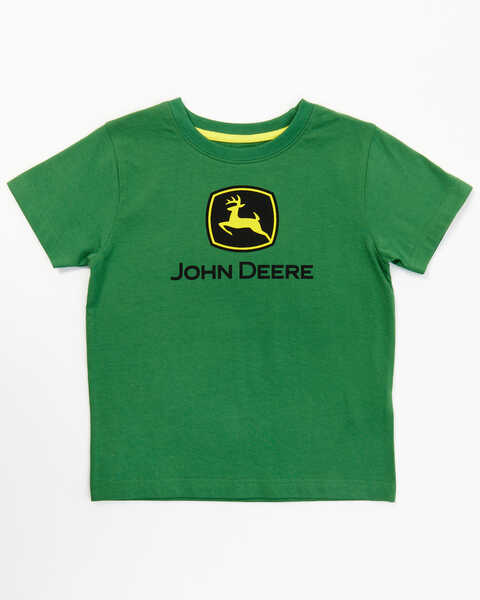 John Deere Toddler-Boys' Trademark Logo T-Shirt, Green, hi-res