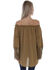 Honey Creek by Scully Women's Mustard Crochet Off The Shoulder Blouse, Dark Yellow, hi-res