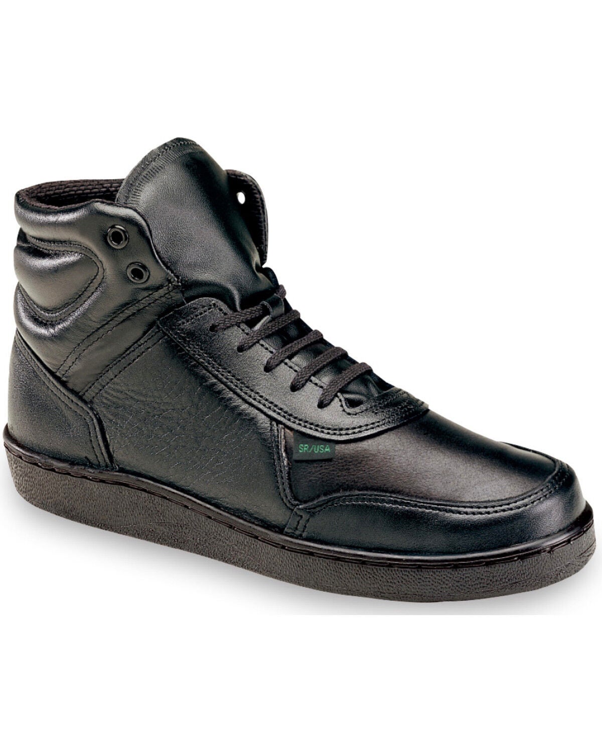 Thorogood Men's USA Code 3 Series Mid Cut Oxfords - Soft Toe, Black, hi-res
