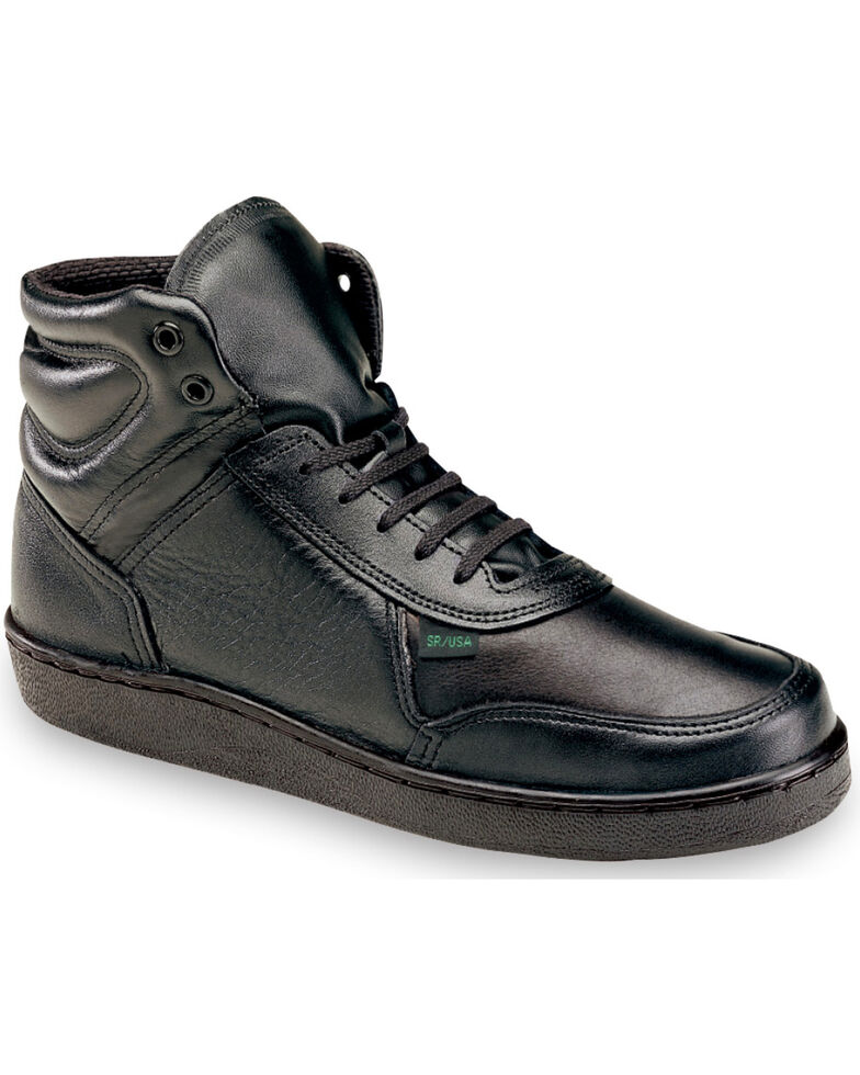 Thorogood Men's Postal Certified Code 3 Mid Cut Work Shoes , Black, hi-res