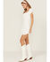 Image #2 - Originality Women's Emma Flutter Sleeve Tie Back Mini Dress, Off White, hi-res