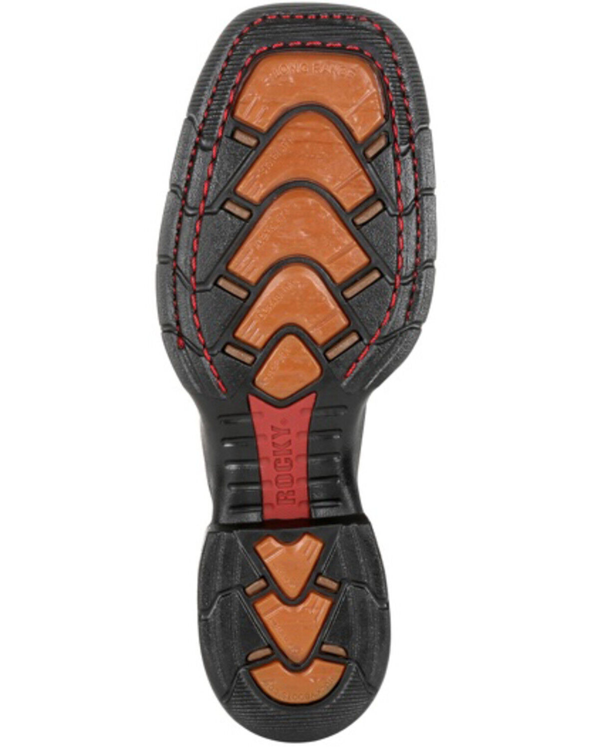 Image #7 - Rocky Men's Long Range Waterproof Western Work Boots - Steel Toe, , hi-res