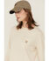Image #2 - Carhartt Women's TENCEL&trade; Loose Fit Long Sleeve Pocket Shirt, Oatmeal, hi-res