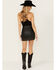 Image #3 - Wonderwest Women's Studded Leather Skirt, Black, hi-res