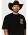 Image #3 - Diamond Cross Ranch Men's Sunshine Bull Ride Short Sleeve Graphic T-Shirt, Charcoal, hi-res
