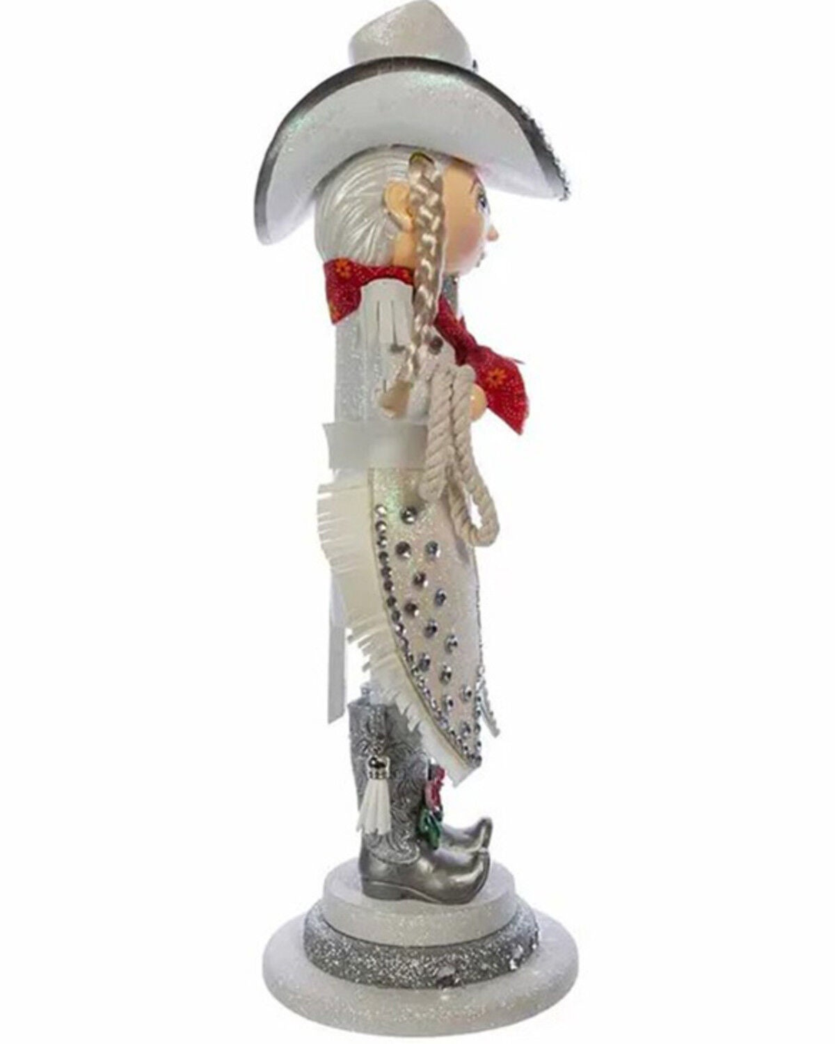Image #4 - Kurt Adler 18" Hollywood Nutcrackers&trade; Rhinestone Cowgirl Nutcracker, Multi, hi-res