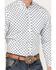 Image #3 - Ariat Men's Kobe Southwestern Print Long Sleeve Button-Down Western Shirt, White, hi-res