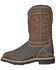 Image #3 - Hoss Men's Fracker Waterproof Metguard Wellington Work Boots - Composite Toe, Brown, hi-res