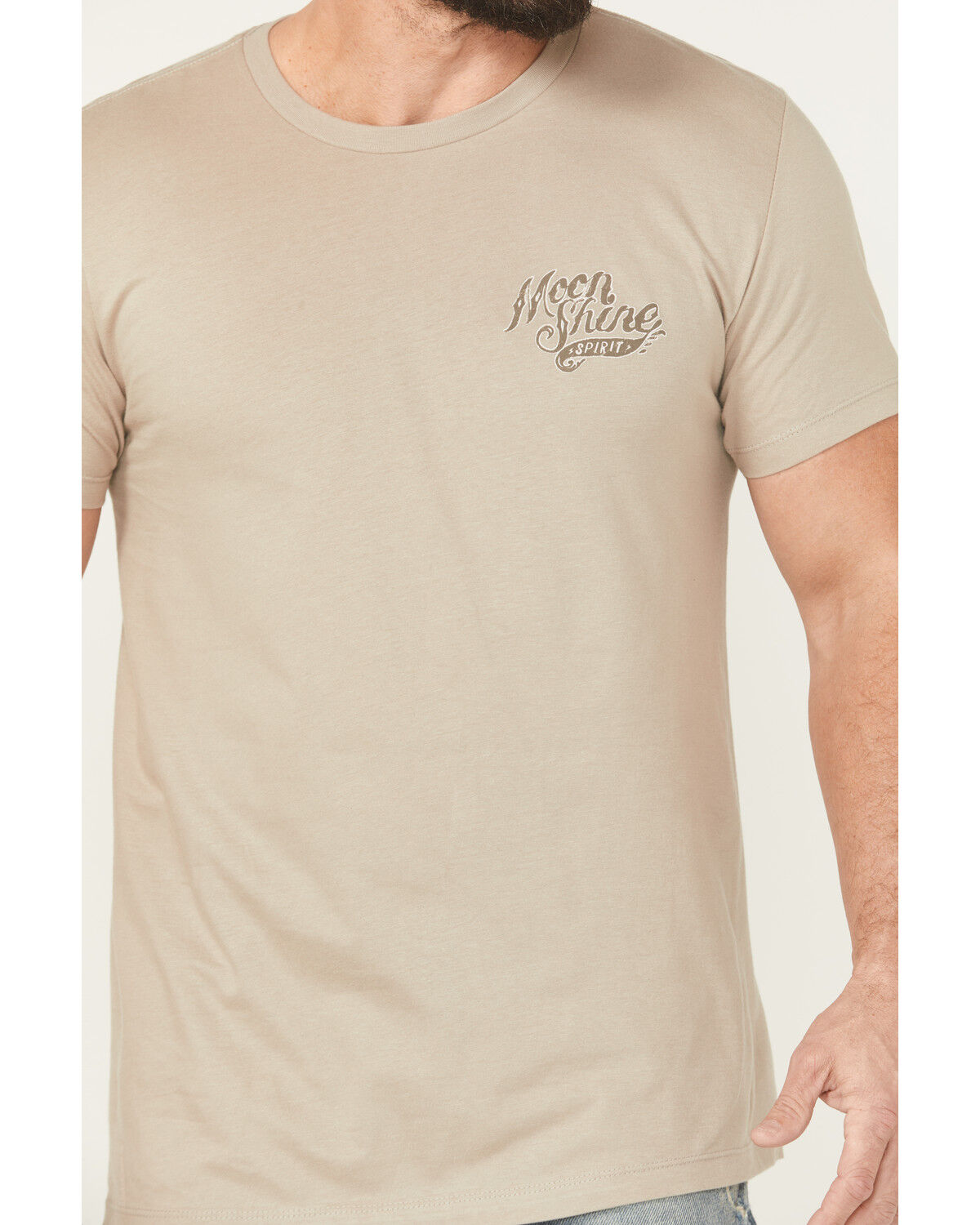 Image #3 - Moonshine Spirit Men's Bandana Short Sleeve Graphic T-Shirt, Tan, hi-res