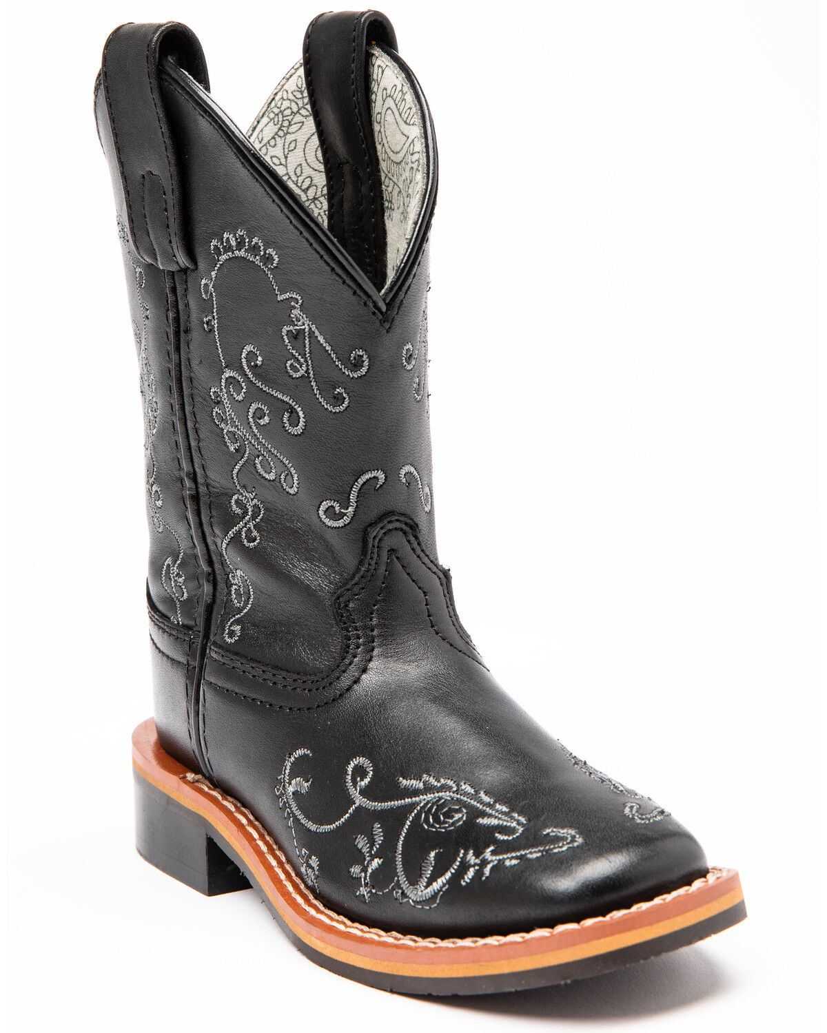 girls black cowboy boots