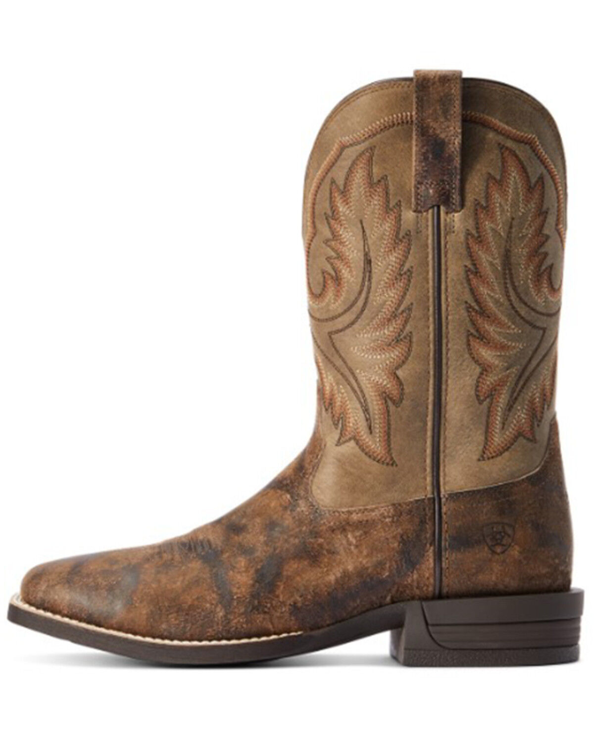 Image #2 - Ariat Men's Wilder Shock Shield Western Performance Boots - Broad Square Toe, Grey, hi-res