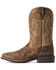 Image #2 - Ariat Men's Wilder Shock Shield Western Performance Boots - Broad Square Toe, Grey, hi-res