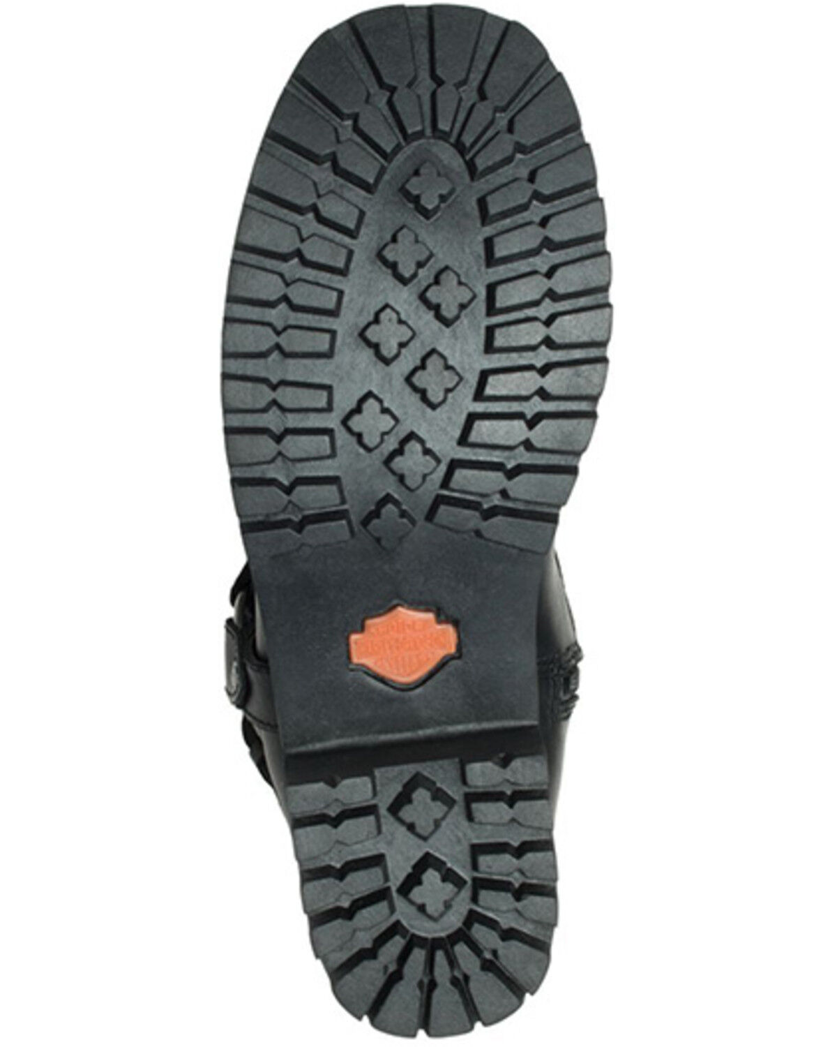 Image #6 - Harley Davidson Women's 9.5" Amber Motorcycle Boots - Round Toe, Black, hi-res