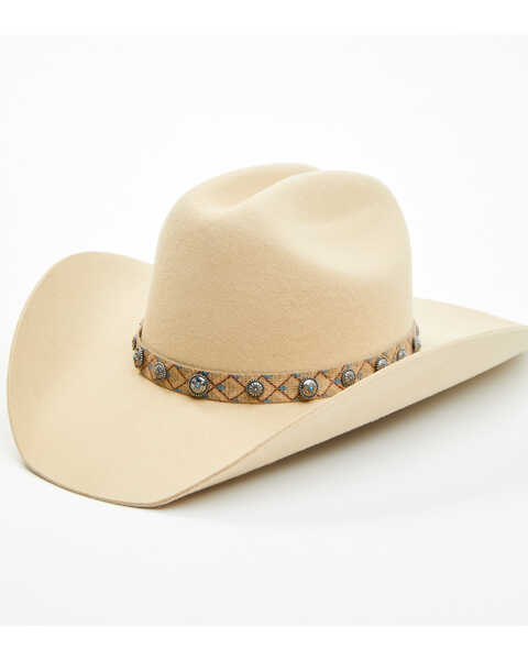 Idyllwind Women's Sarasota Felt Cowboy Hat , Cream, hi-res