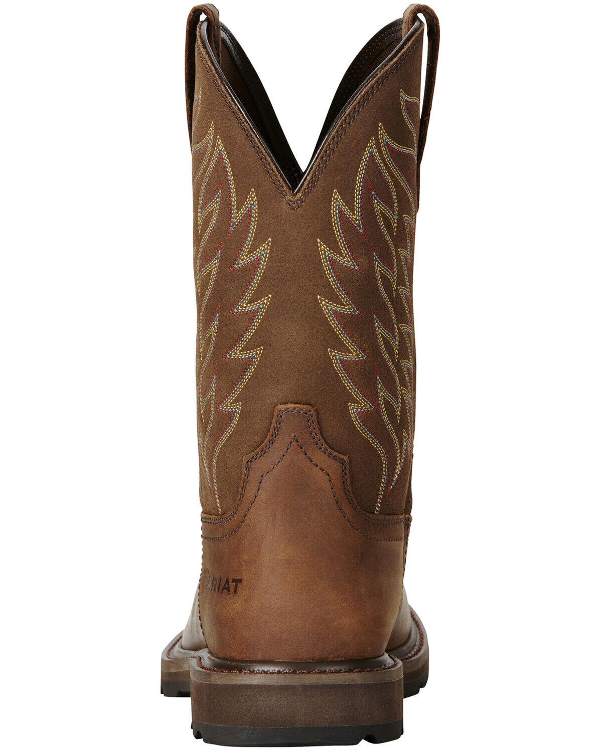 Image #3 - Ariat Men's Groundbreaker Western Work Boots - Steel Toe, Brown, hi-res
