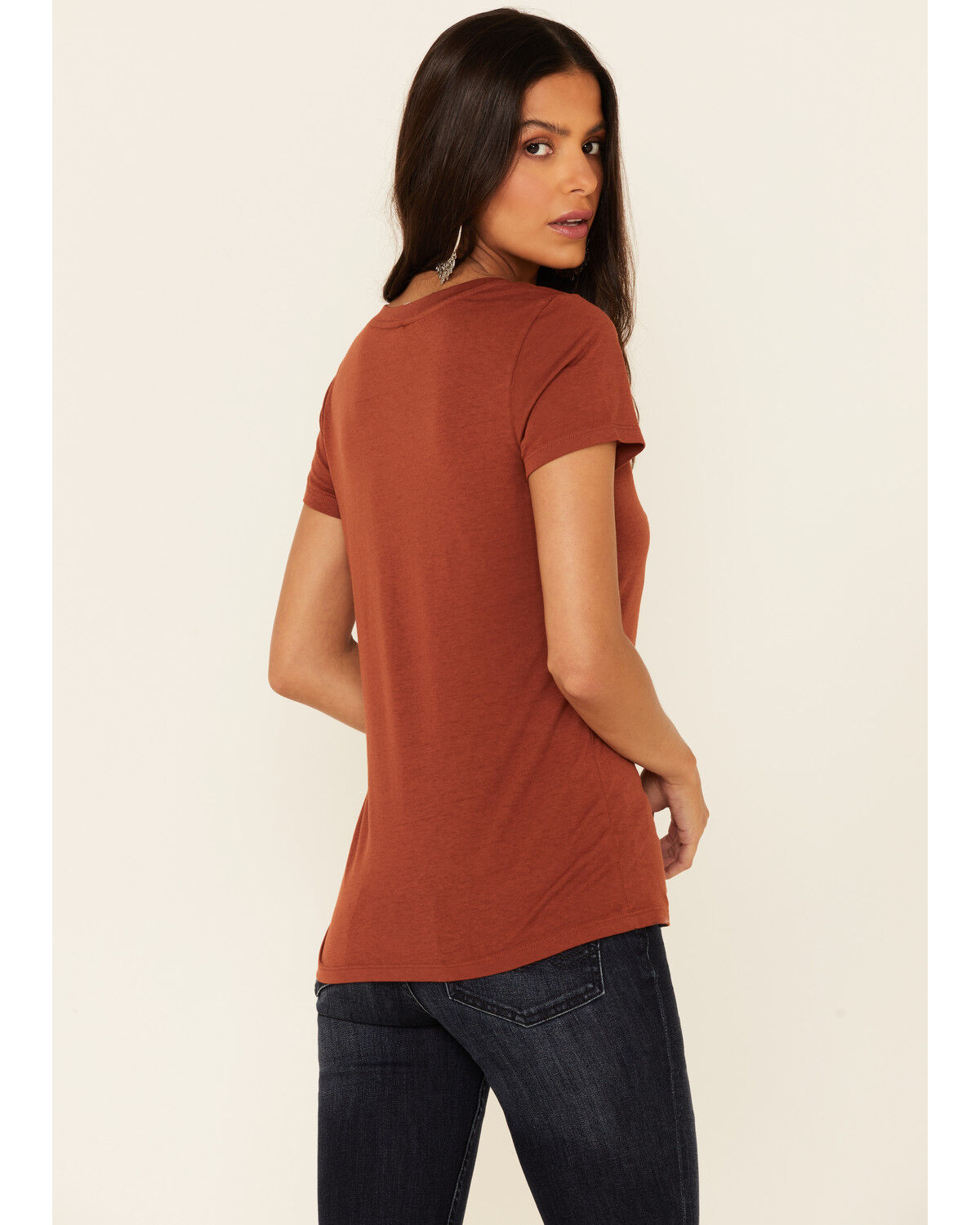 Image #4 - Idyllwind Women's Rodeo Rebel Graphic Short Sleeve Trustie Tee, Rust Copper, hi-res