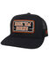 Image #1 - Hooey Men's Hook Em' Horns Trucker Cap, Black, hi-res