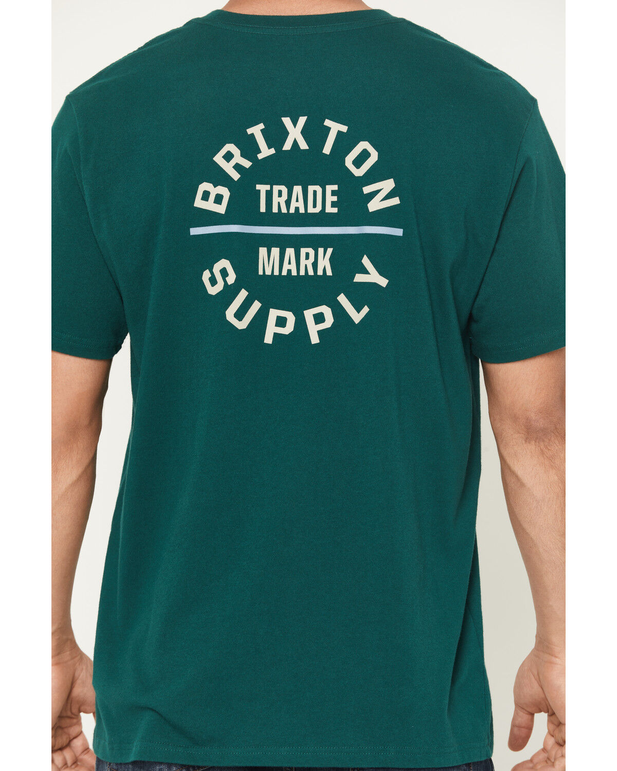 Image #4 - Brixton Men's Oath Short Sleeve Graphic T-Shirt, Dark Green, hi-res