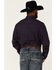 Image #4 - Cody James Core Brutus Dobby Geo Print Long Sleeve Button-Down Western Shirt, Navy, hi-res