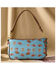 Image #3 - Wrangler Women's Western Print Embellished Shoulder Bag, Turquoise, hi-res