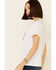 Cut & Paste Women's City Lights Got Nothin Graphic Short Sleeve Tee , Ivory, hi-res
