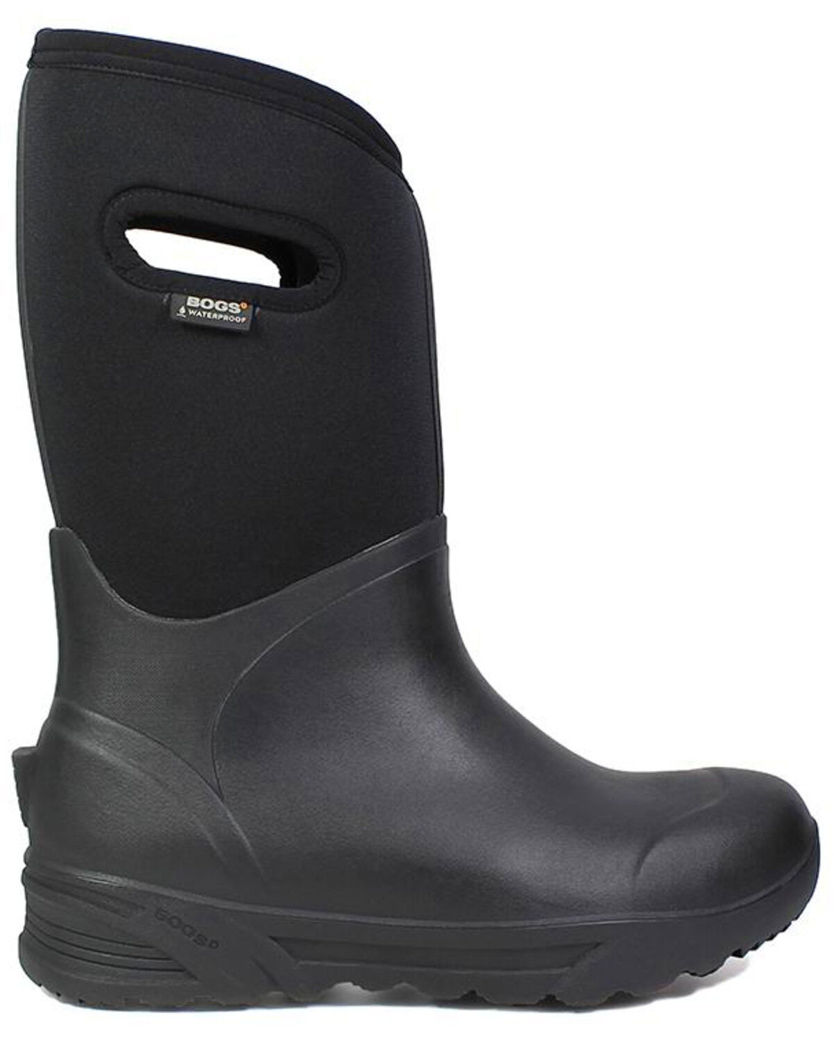 Image #2 - Bogs Men's Bozeman Insulated Waterproof Work Boots - Round Toe, Black, hi-res