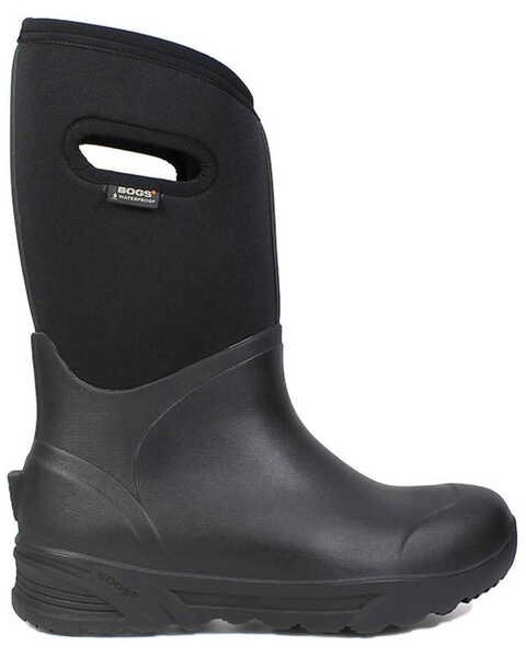 Bogs Men's Bozeman Insulated Waterproof Work Boots - Round Toe, Black, hi-res