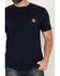 Image #3 - Ariat Men's Southwestern Pocket Short Sleeve Graphic T-Shirt, Navy, hi-res
