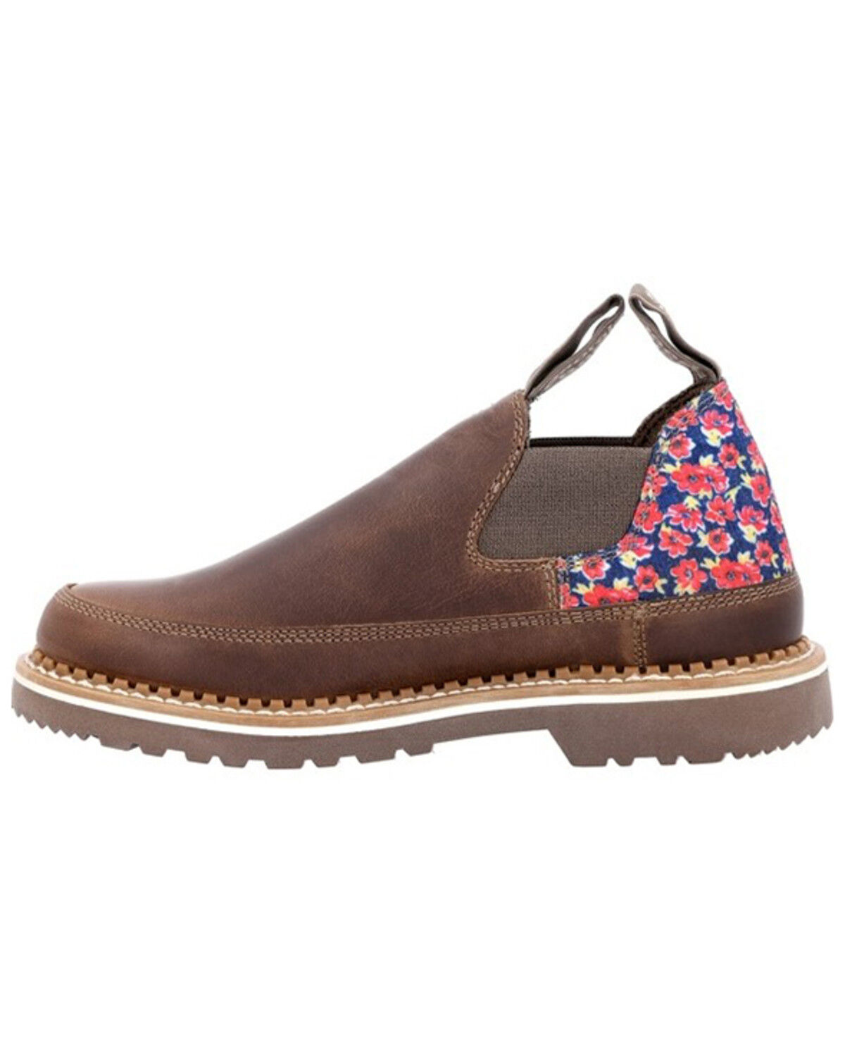 Image #3 - Georgia Boot Women's Pull On Work Boots - Round Toe, , hi-res