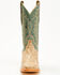 Image #4 - Justin Men's Chisolm Exotic Ostrich Western Boots - Broad Square Toe, Tan, hi-res
