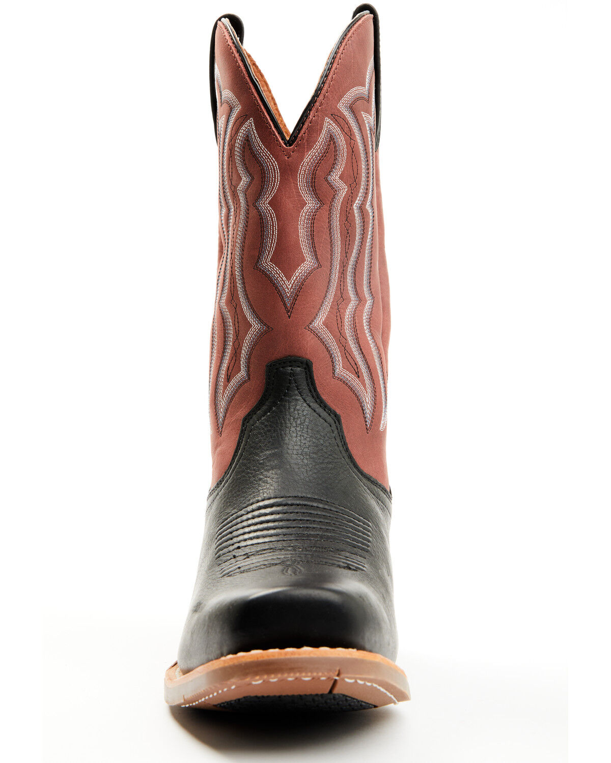 Image #4 - Dan Post Men's Creed Western Boots - Square Boots, Black, hi-res