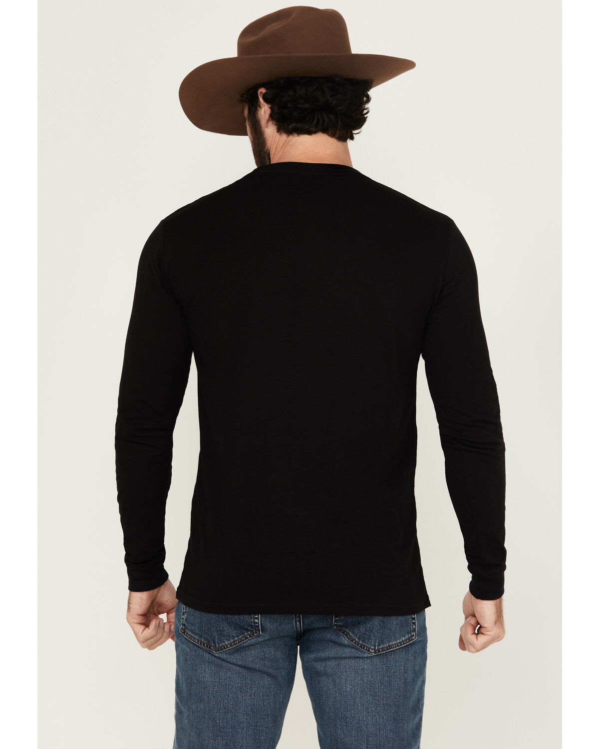 Image #4 - Moonshine Spirit Men's Solo Guitarist Long Sleeve Graphic T-Shirt, Black, hi-res