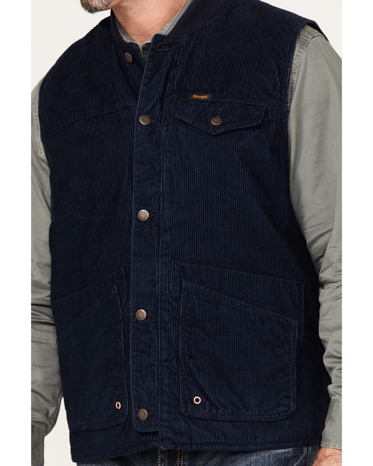 Image #3 - Wrangler Men's Rancher Vest, , hi-res