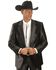 Image #1 - Circle S Men's Boise Western Suit Coat - Big and Tall, Black, hi-res