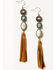 Image #1 - Idyllwind Women's Arlington Multi-Stone Fringe Earrings, Silver, hi-res