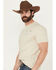 Image #4 - Cowboy Hardware Men's Mess With The Bull Short Sleeve Graphic T-Shirt, Sand, hi-res