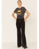 Cut & Paste Women's Charcoal Desert Dreamin Graphic Tee , Charcoal, hi-res