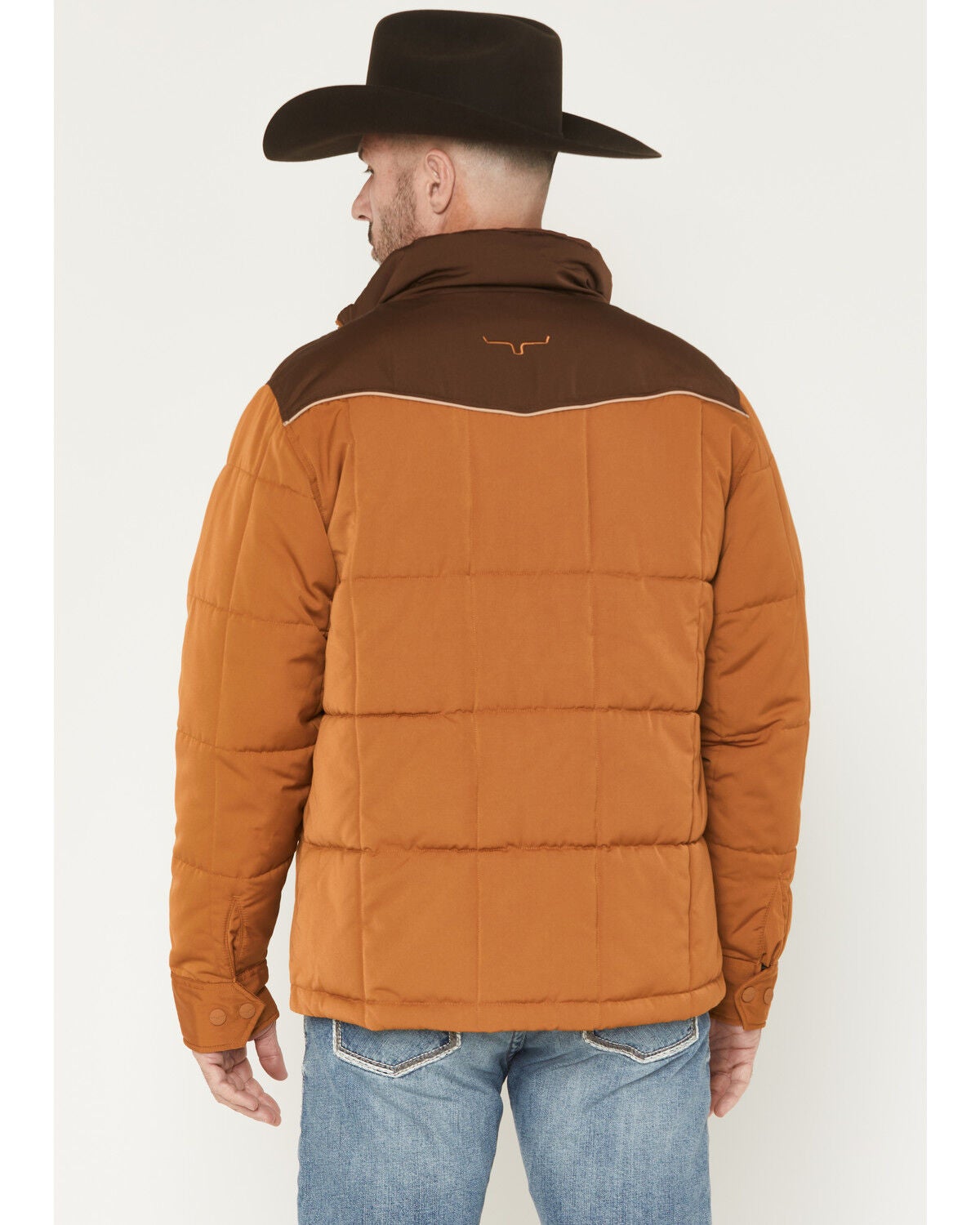 Image #4 - Kimes Ranch Men's Colt Zip-Up Puffer Jacket, Cognac, hi-res