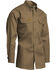 Image #2 - Lapco Men's Solid FR Long Sleeve Button Down Uniform Work Shirt , Beige/khaki, hi-res