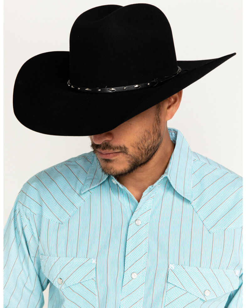 Cody James Men's 3X Colorado Tycoon Wool Felt Cowboy Hat, Black, hi-res